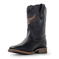 Winbird Cowboy Boots For Men Square Toe Western Men's Boots Vegan/Genuine Leather with Classic Patriot Pull On Boot